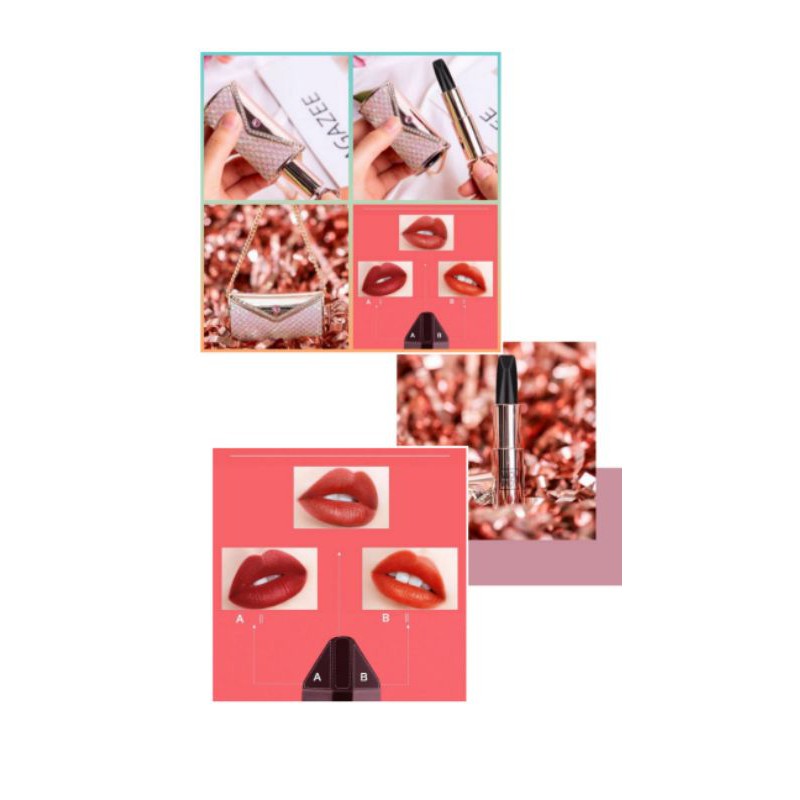 Lipstik tas / lipstik 3warna / lipstik mack andy