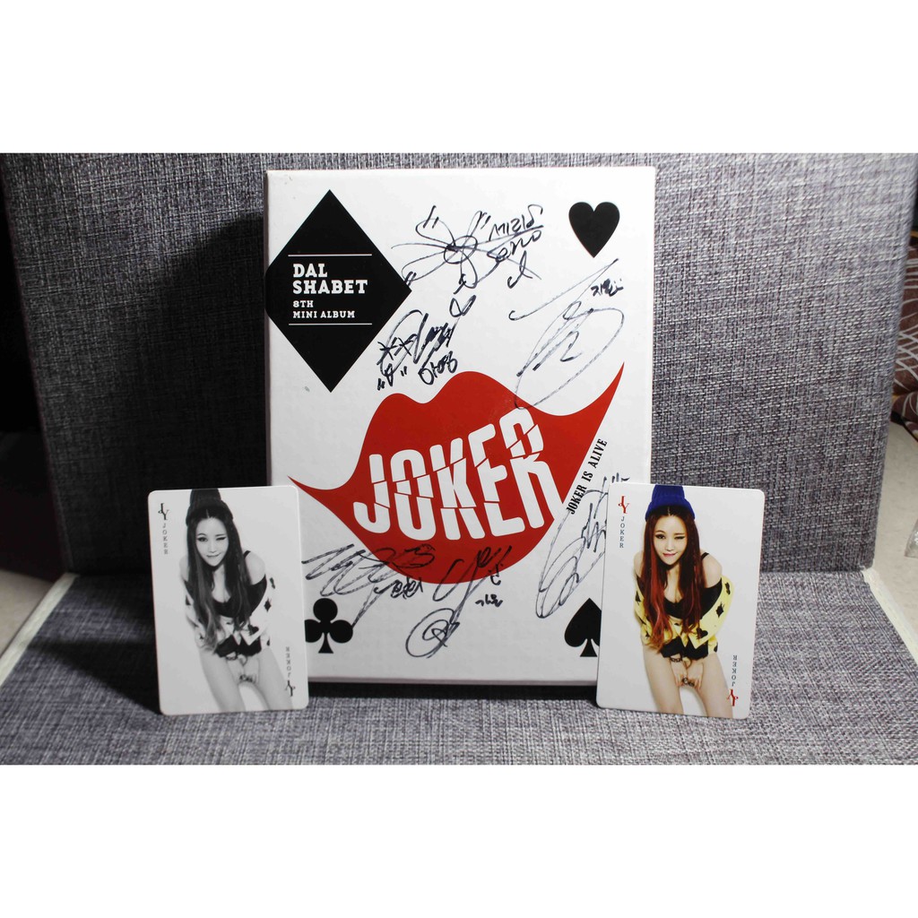 [PROMO ALBUM/CD] Dalshabet 8th Mini Album: Joker Signed CD