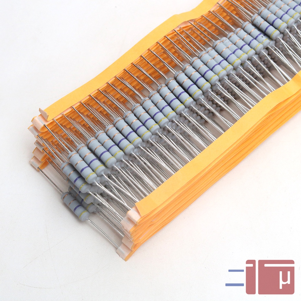 Resistor 4R7 4.7 Ohm 2W Metal Oxide 5% Taiwan Kaki Tembaga