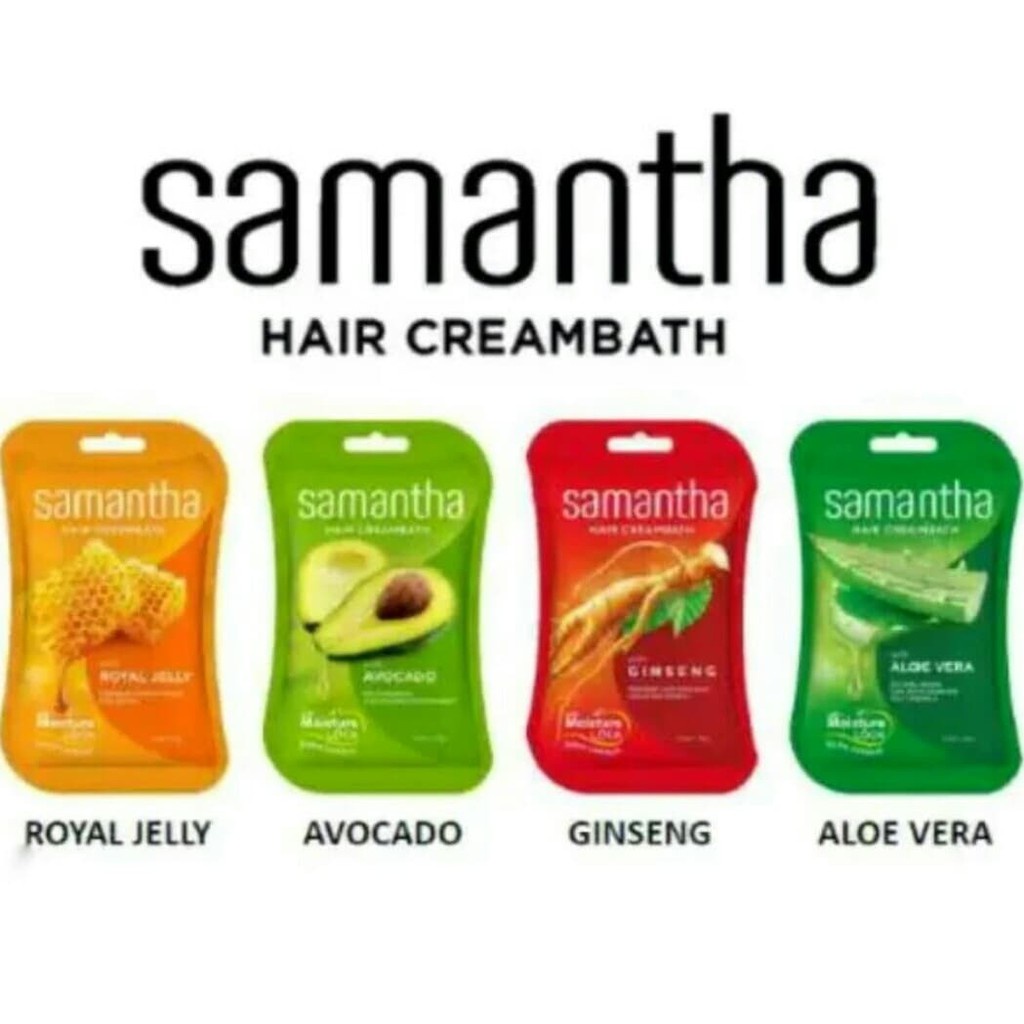 SAMANTHA Hair Creambath Ginseng Perawatan Rambut Rontok