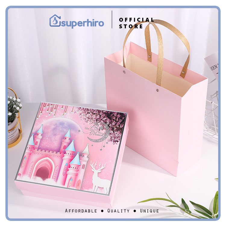 Box Kotak Bingkisan Paper Bag Hampers Hadiah Gift Lahiran Birthday