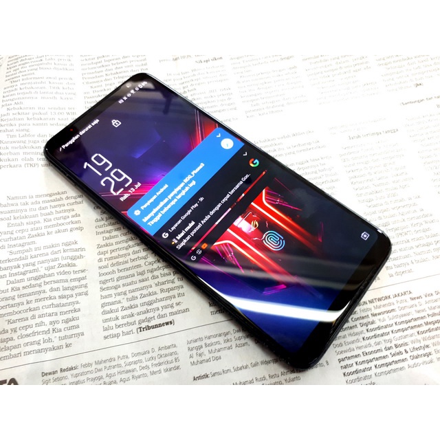 Hape Seken ASUS ROG Phone 3 ROG 3 5G RAM 12/512 NFC Baterai 6000mAh Mulus Normal