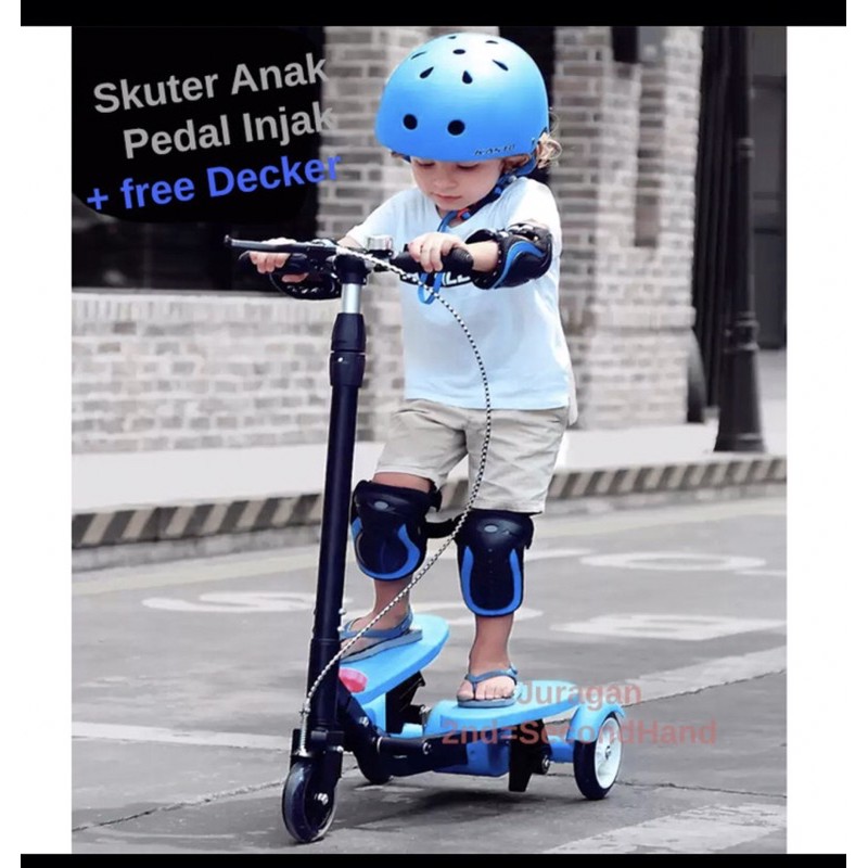 MJ88 READY SKUTER DUAL PEDAL / SKUTER GENJOT WINGS/ SCOOTER SUPER MURAH