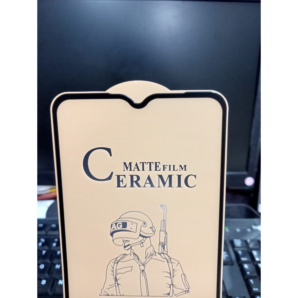 CMF Ceramic Matte Realme C20 C21 C25 5 5S 5i Full Screen Anti Gores Keramik Anti Minyak