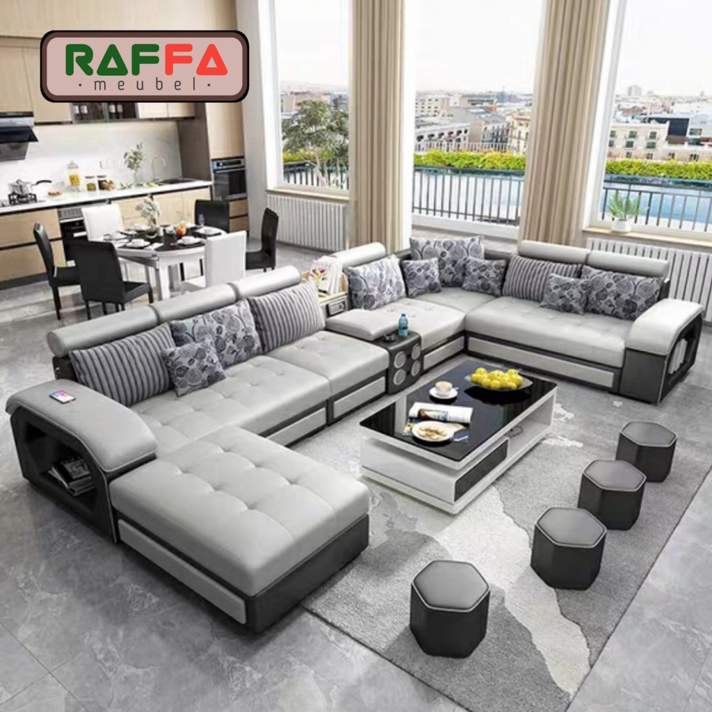 U51 RAFFA MEUBEL - Sofa Ruang Tamu - Sofa Beranak Moderen - Sofa Living - Sofa Keluarga Moderen