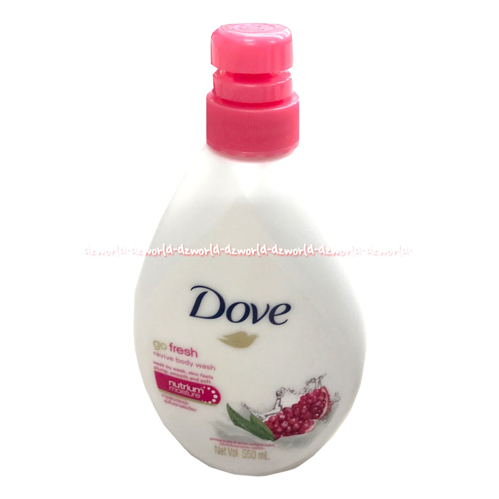 Dove Deeply Nourishing 550ml Go Fresh Pome Body Wash Sabun Cair Dofe Gofresh Pump