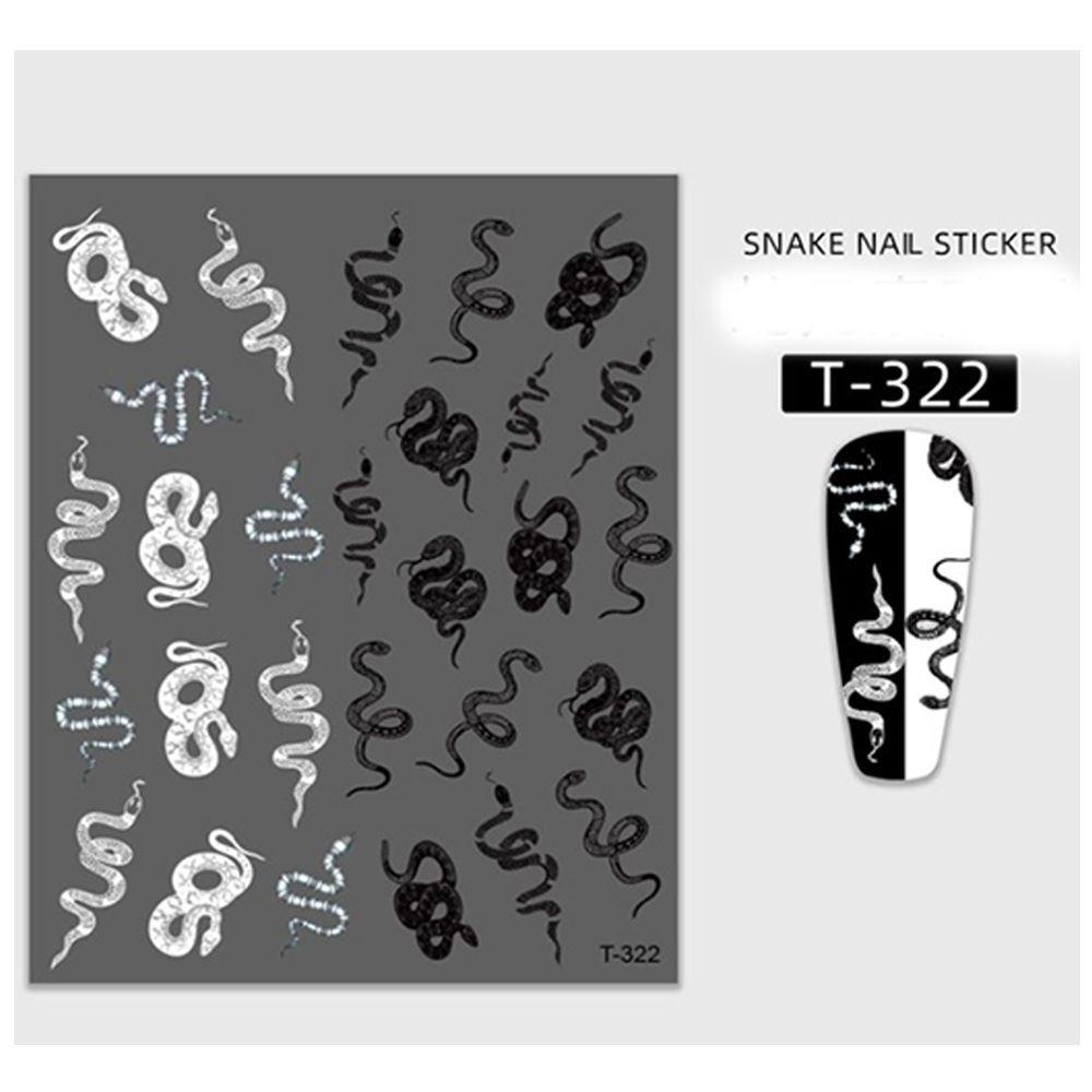 Stiker Kuku Motif Bunga Tahan Air Untuk Nail Art