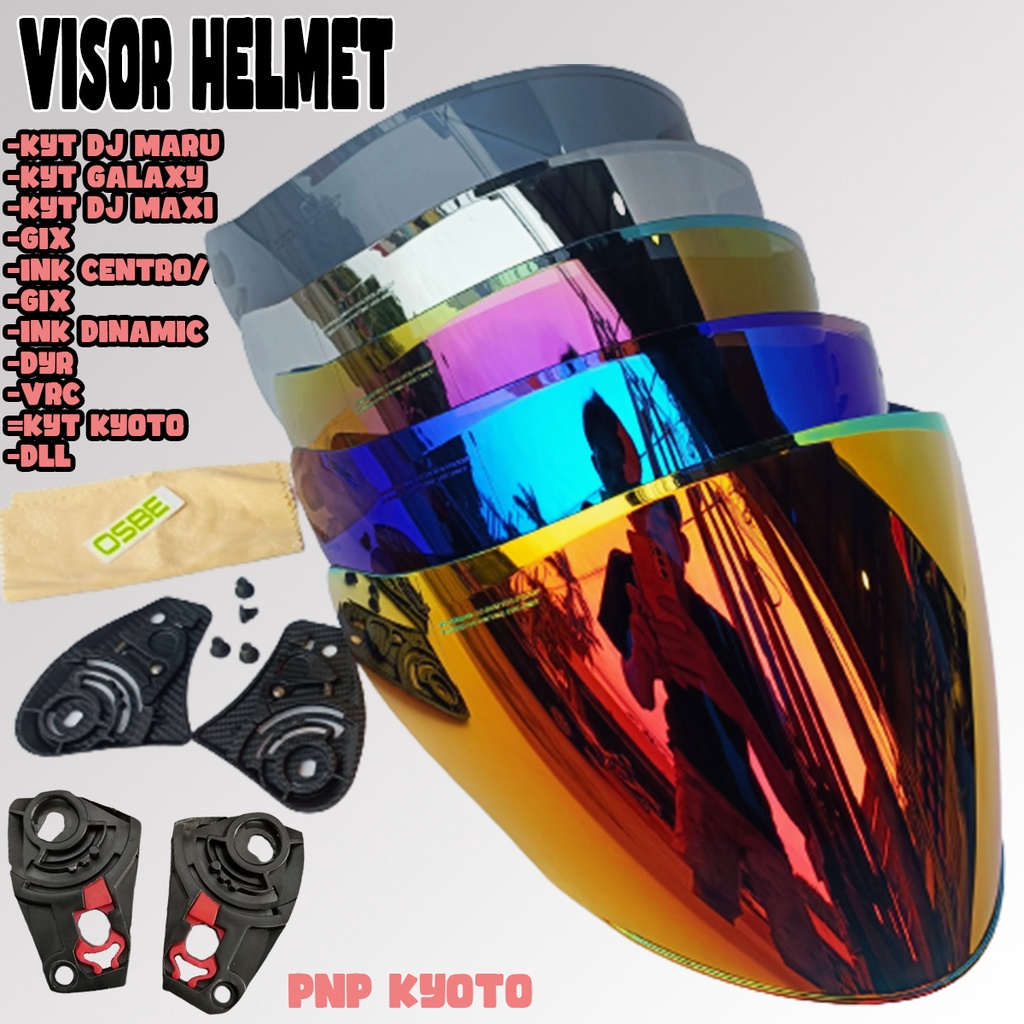 Kaca Helm Visor Helm Venom Flat Dj Maru Kaca Helm Kyoto