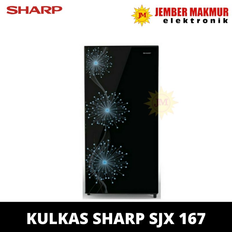 JEMBER JATIM SHARP SJ162 MNHS  SJX 167 Kulkas 1 Pintu Sharp SJX 167