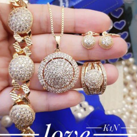 xuping set perhiasan lapis emas 24k 1114m