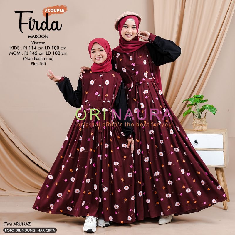 FIRDA GAMIS RAYON COUPLE IBU ANAK ORINAURA