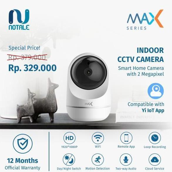 CCTV Xiaomi Yi Dome Yi IOT Max 1080P IP Camera International Version - 1536P 3MP