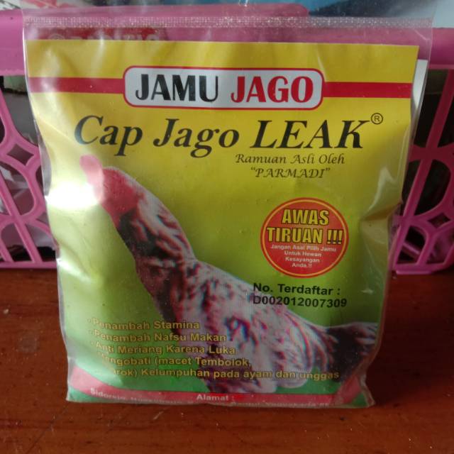 

Jamu jago cap jago leak