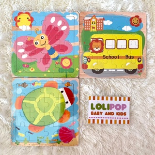 Puzzle anak kayu 4x4 16keping Shopee Indonesia