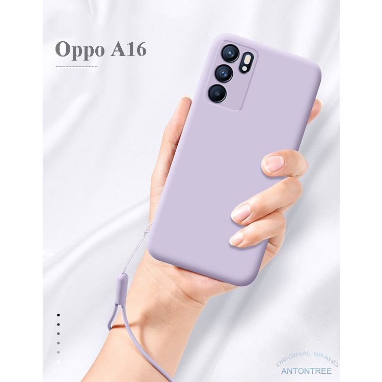 Case Oppo A16 Soft Case Tali Lanyard Nagita Terbaru Casing Cover Hp