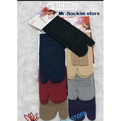 Kaos Kaki Jempol Pendek Samsung Anti slip (Kaos Kaki Bahan Stocking,isi 3 pasang )