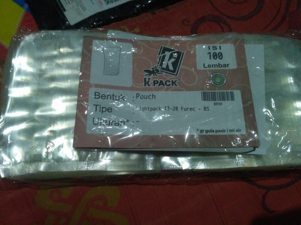 Standing Pouch Minuman 13x20 250-400ml