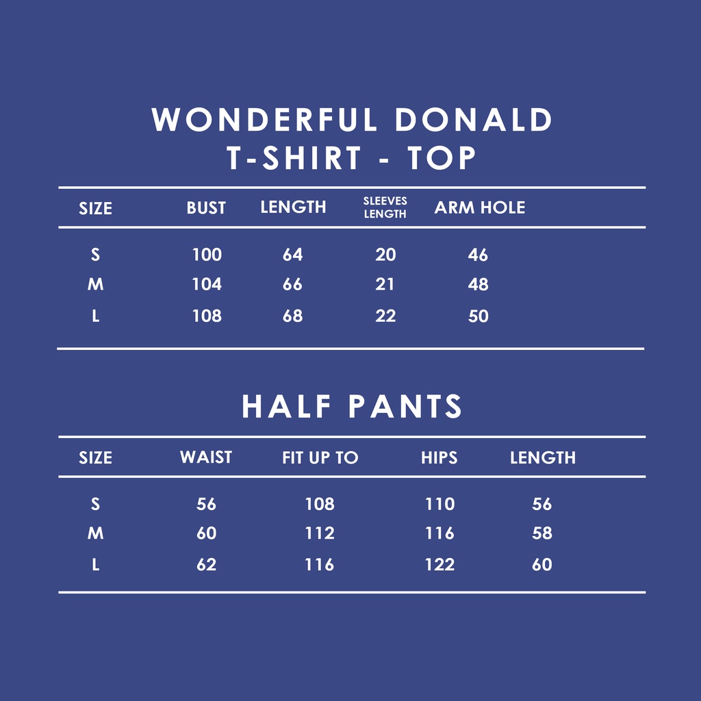 Cielyn X Never To Old - Wonderful Donald TENCEL™ Modal O-Neck Wanita Set