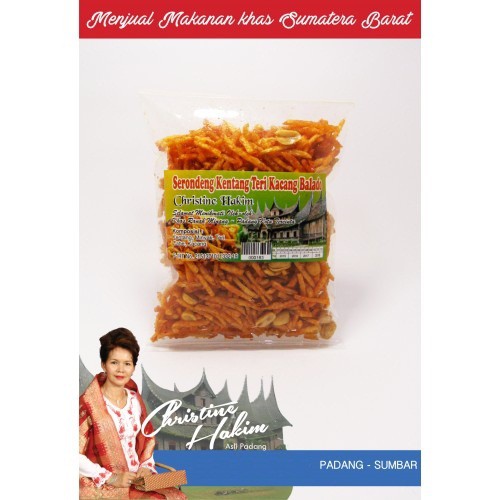 

Serundeng Kentang Teri Kacang Balado Christine Hakim Khas Padang