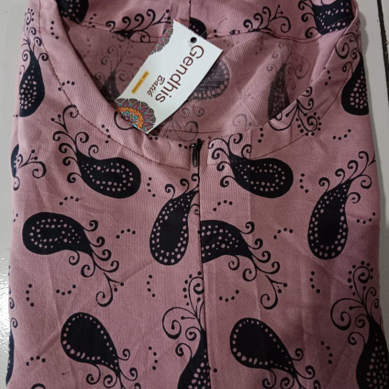 daster gendis jumbo XXXL busui, hamil LD 130 PB 110 saku kanan, rayon adem-G Gina ungu