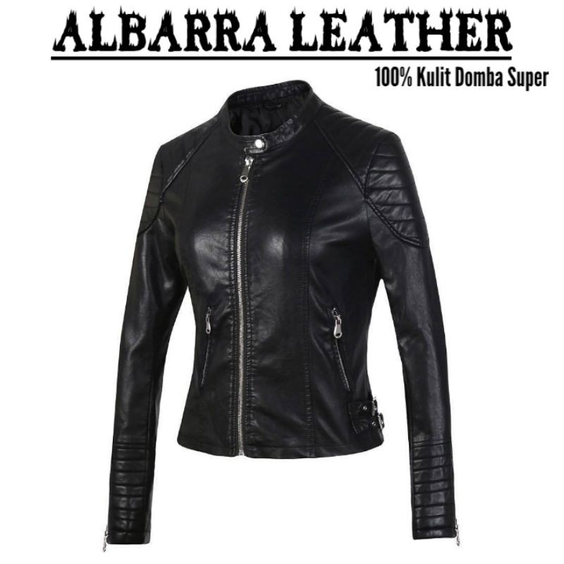 Jaket Kulit Wanita Modis Asli Garut 16