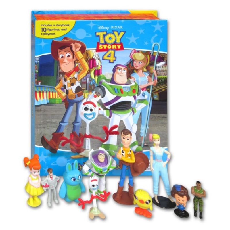 IVB MY BUSY BOOK + PLAYMAT + 10 FIGURINE / KADO BUKU ANAK DENGAN MAINAN DISNEY, PIXAR, MARVEL, DLL