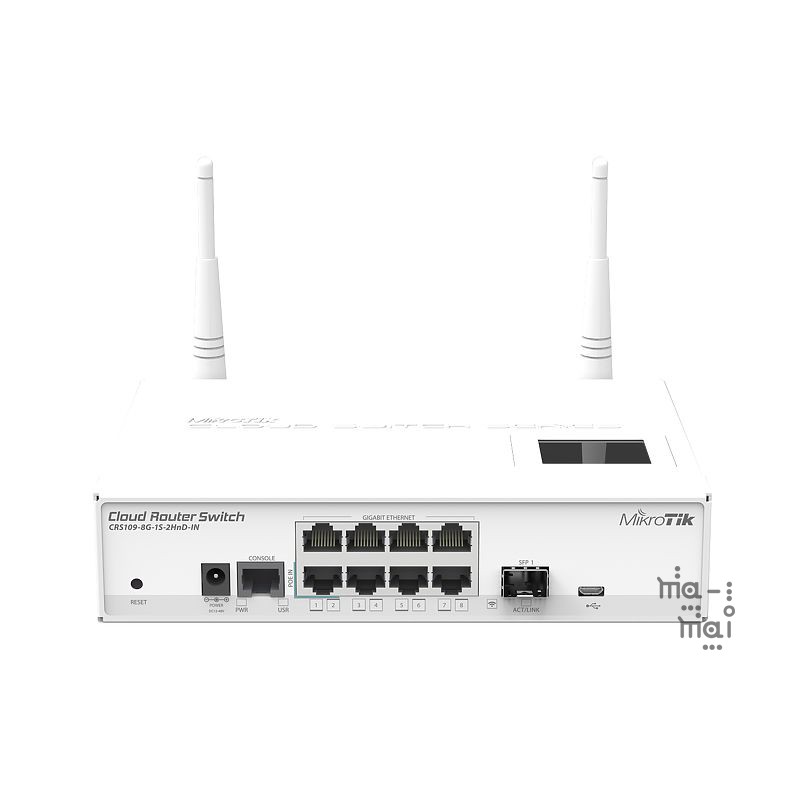 Mikrotik Switches CRS109-8G-1S-2HnD-IN