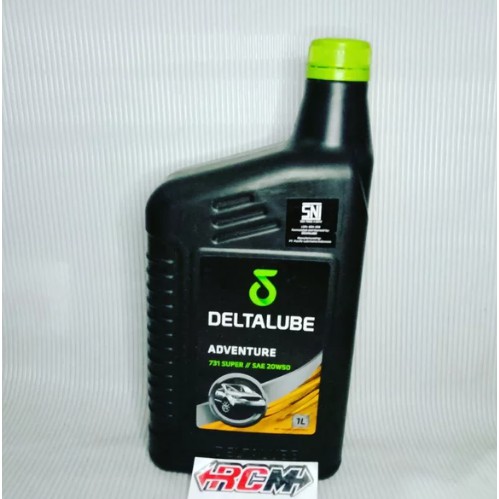 OLI MESIN MOTOR BEBEK MATIK SPORT MATIC DAILY DELTALUBE ADVENTURE SAE 20W50 2050 1L 1LITER ORI