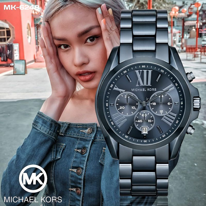 Jam Tangan Wanita Merk Michael Kors Type MK-6248 Baterai Free Box