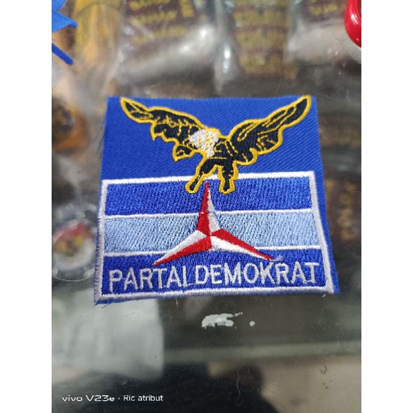 logo partai demokrat bordir partai demokrat