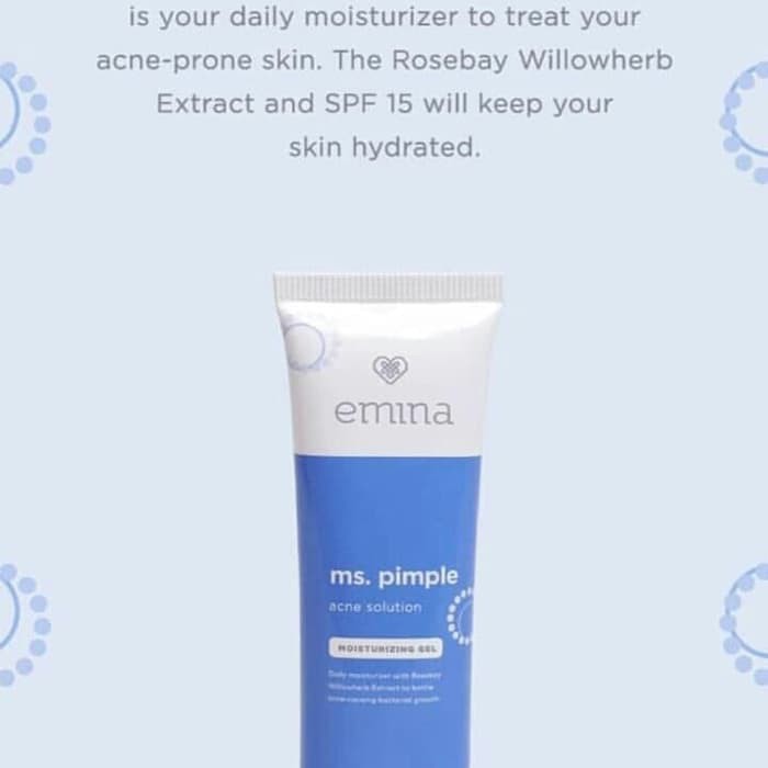 EMINA MS PIMPLE Acne Solution Moisturizing Gel 20ml