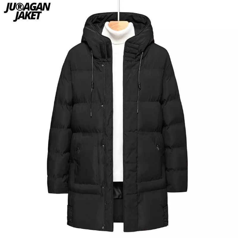 jaket pria winter longcoat tebal hangat