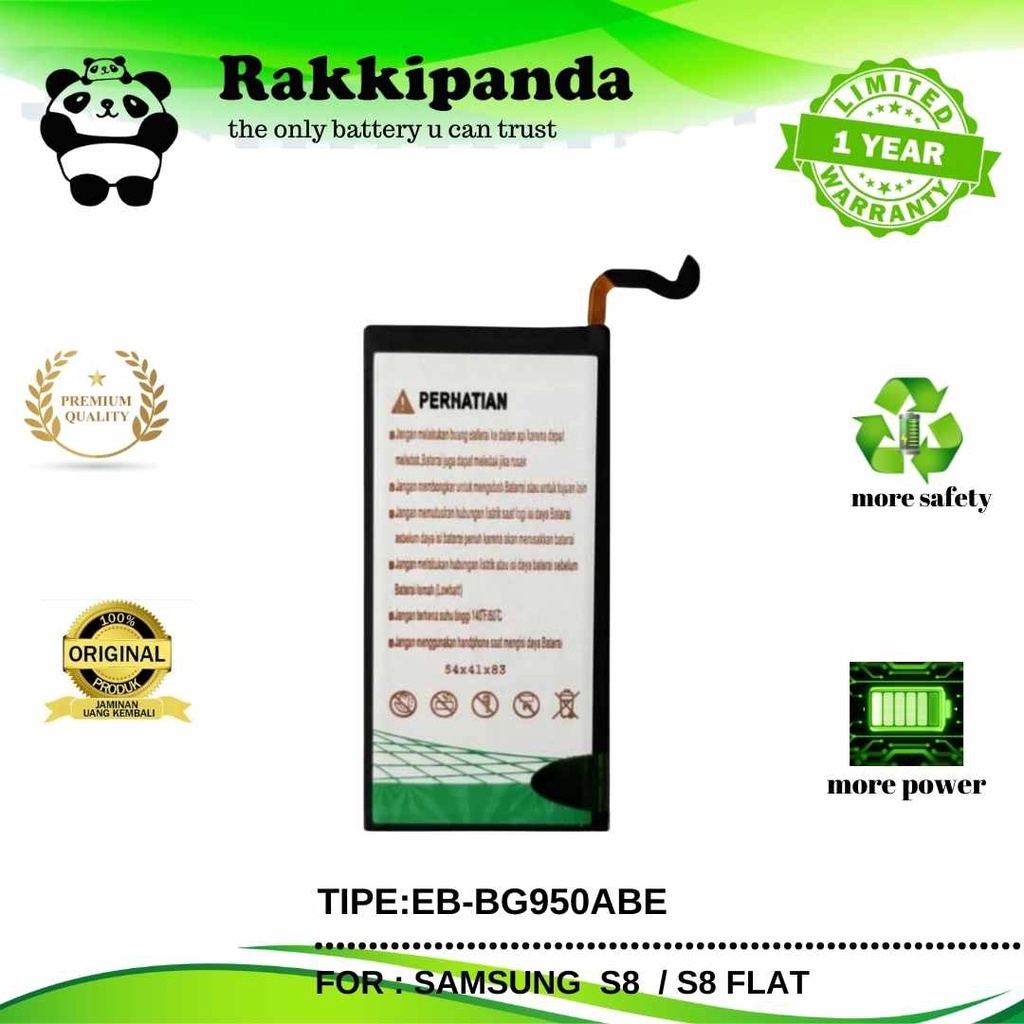 R/K- RakkiPanda - EB-BG950ABE G950 Samsung S8 / S8 Flat Batre Batrai Baterai