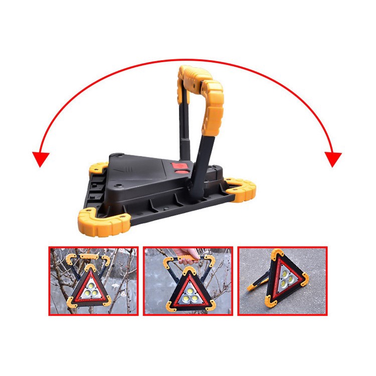 Lampu Sorot Emergency Car Segitiga Pengaman Segi Tiga Darurat Mobil / Rambu Segitiga