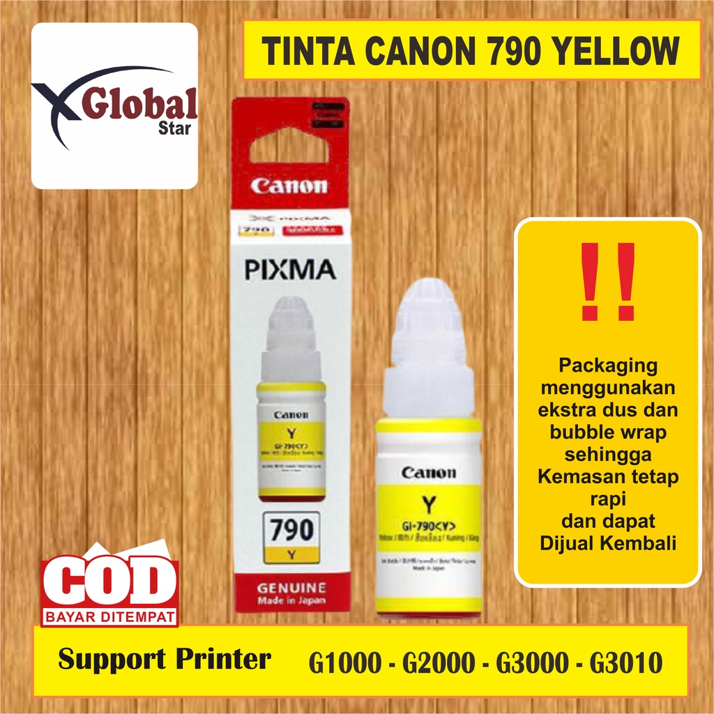 TINTA CANON GI 790 PREMIUM(COMPATIBLE) For CANON G1000, G2000, G2002, G3000 - HITAM TINTA CANON GI 790