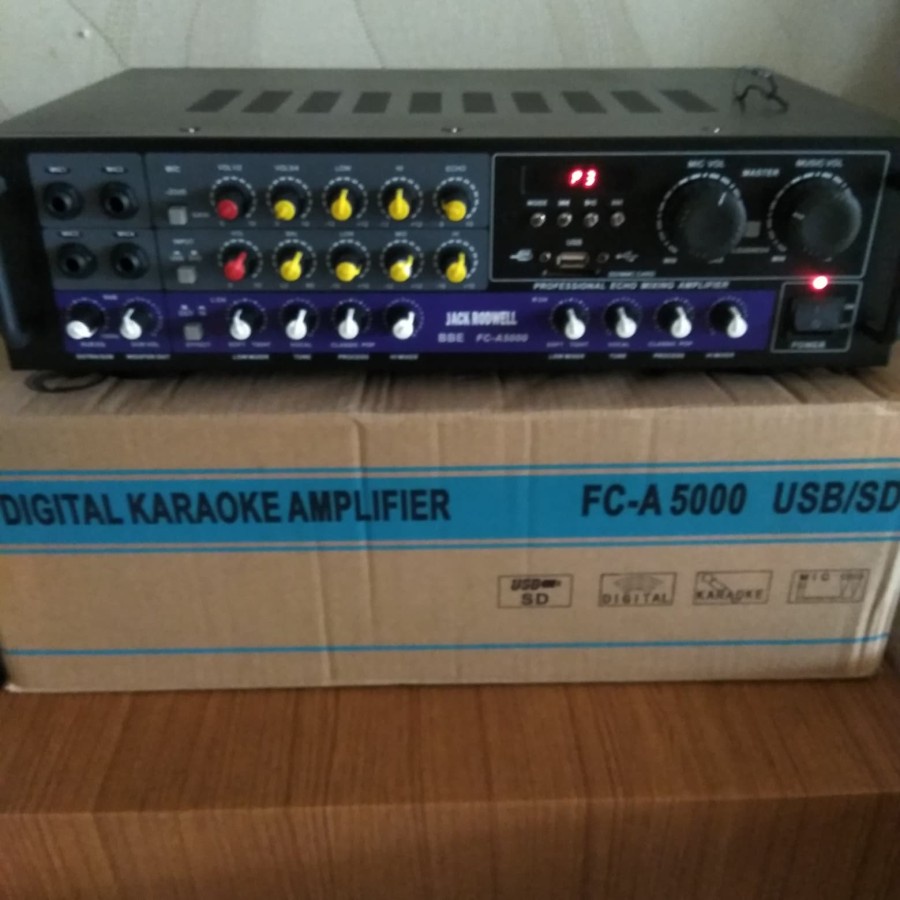 Power Amplifier Karaoke FC-A5000 Jack Rodwell Bluetooth