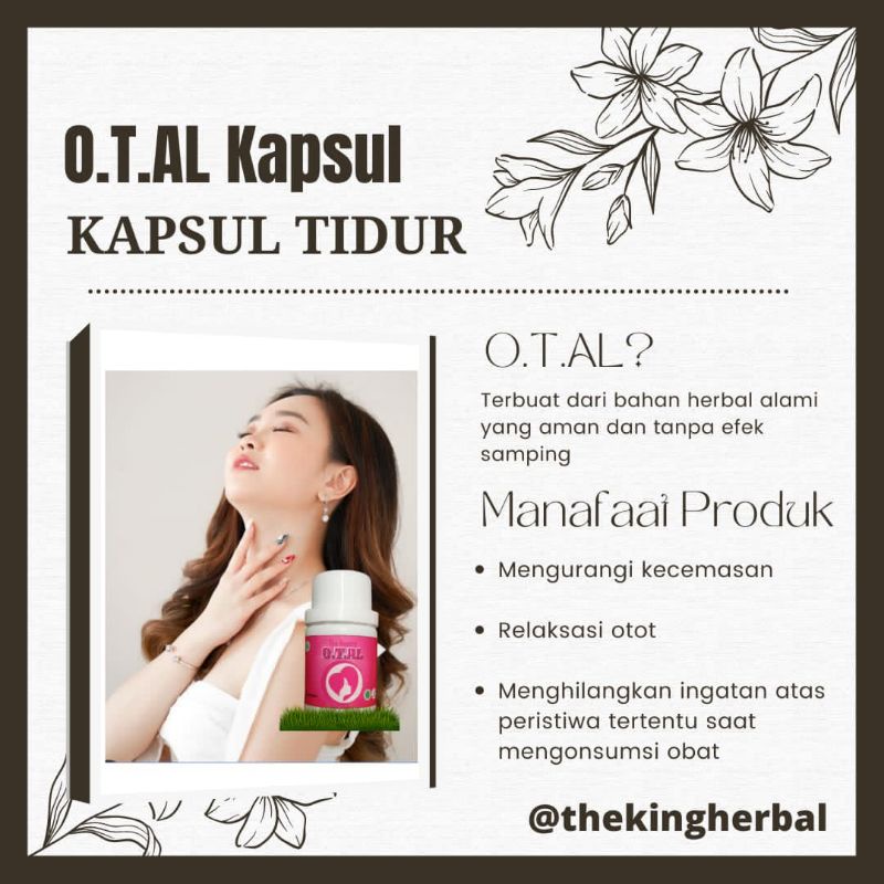 OBAT TIDUR HERBAL ORIGINAL ALAMI | BIKIN LELAP