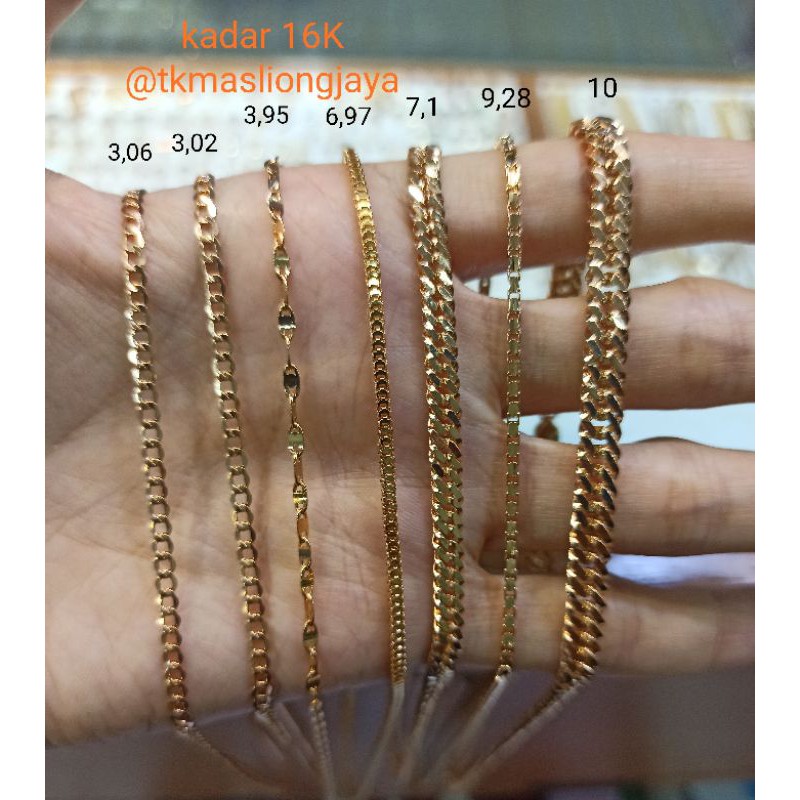 Kalung Emas Kadar 700/16K