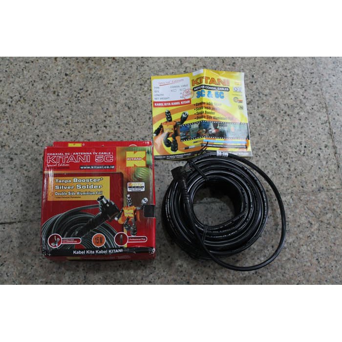 Kabel Antena Tanpa Booster Kitani 15 meter