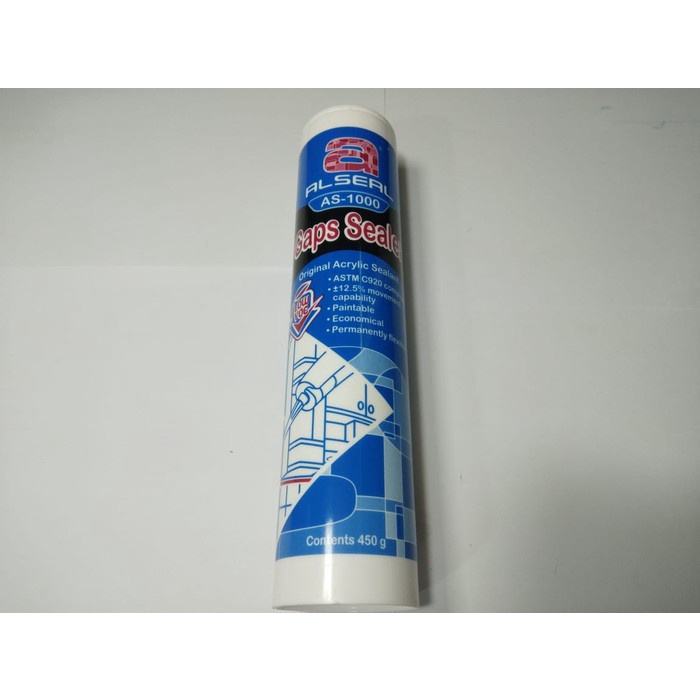 LEM BOTOL ALSEAL/ Lem Acrylic Sealant/SAPS SEALER/Paintable Silicone/sealant interior acrylic kayu Boscos Housing gaps lem/ALSEAL Lem Super Seal Gap Filler 450g (Acrylic Sealant) Tahan BERKUALITAS