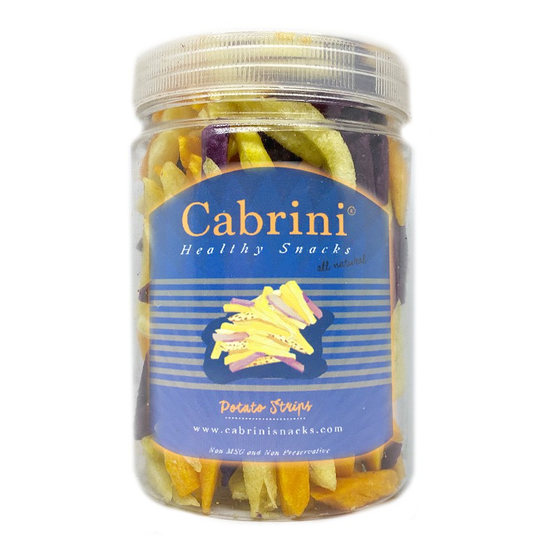 

Cabrini Healthy Snacks Sweet Potato Strips 800ml Keripik Ubi Kentang Talas