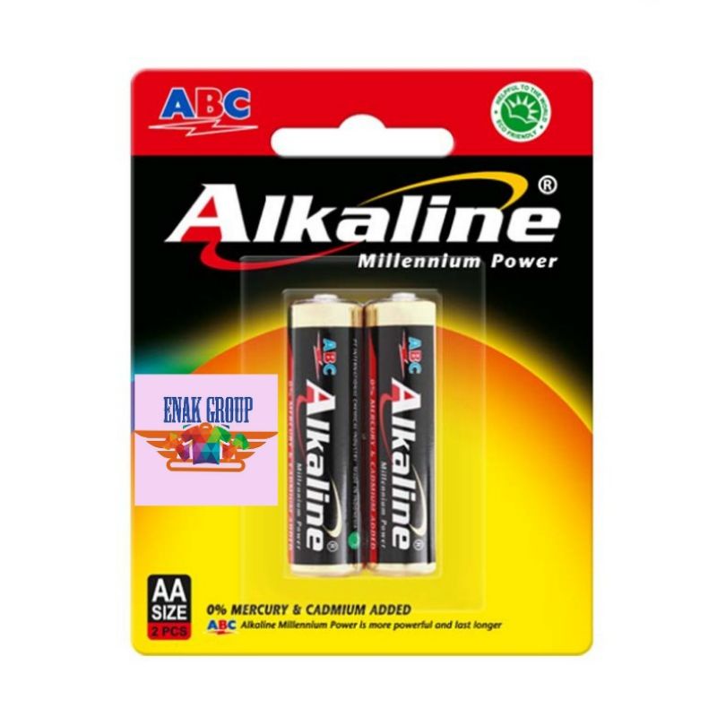 COD-Baterai Alkalin AA/AAA/Baterai Original ABC Alkalin 2 Pcs