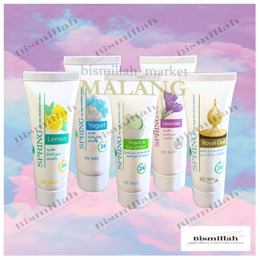 DEODORANT / DEODORAN / Oles / Cream / Krim / SPRING / MYWAY / MY WAY