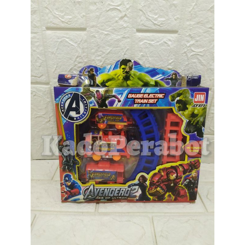 mainan kereta trainset FREE baterai - kereta keretaan mainan anak