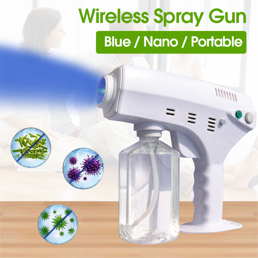 Wireless Nano Steam Gun Spray Disinfektan Rechargeable Portable Disinfection 300ml/600ml/800ml