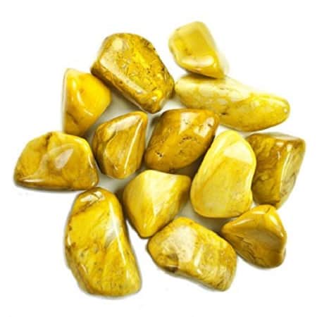 YELLOW JASPER/ JASPER STONE/ TUMBLED STONE/ BATU JASPER/ BATU ASLI