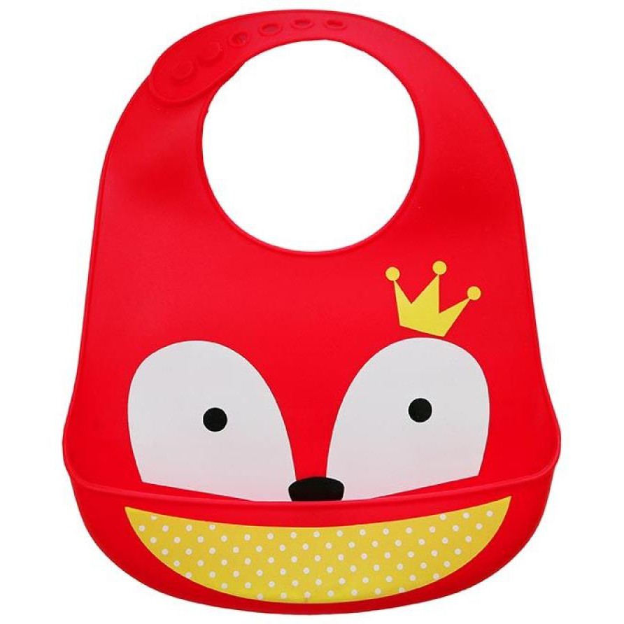 Baby Safe Silicone Bib Slabber Celemek Makan Bayi Silikon BIB04 BIB 04