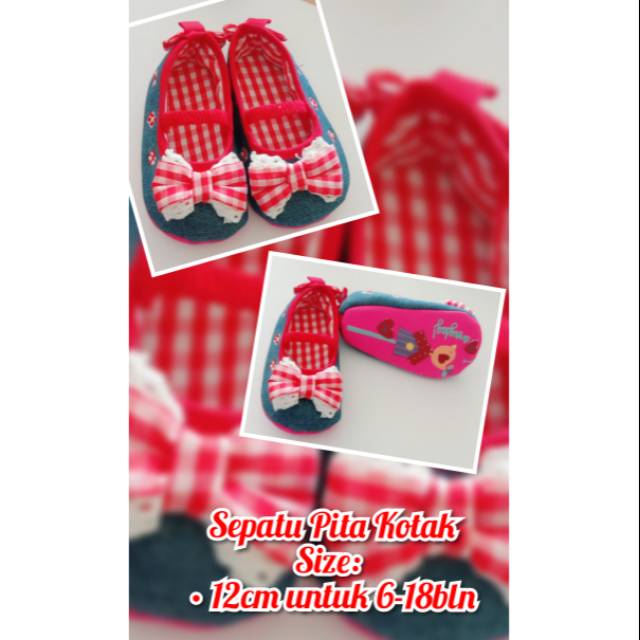 Sepatu Pita Kotak Anak