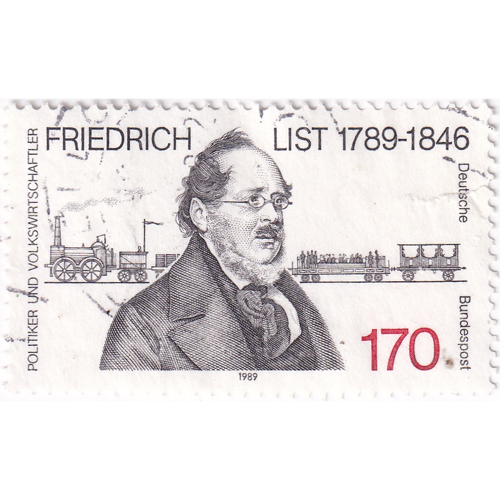 

Prangko Germany 1989 - The 200th Anniversary of the Birth of Friedrich List, Politician Used