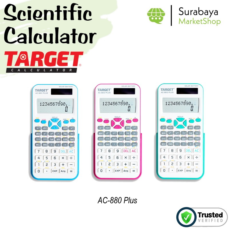 Kalkulator Target AC-880 Plus / Scientific Calculator - 12 Digit (1pcs)